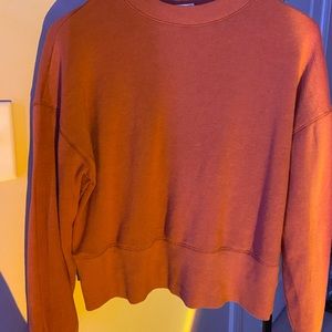 Orange sweatshirt